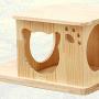 UQA Cat Tree Sisal Scratching Post Cat House Large Cat Cage Wooden Climbing Column Soft Comfortable Cat Nest Cat Supplies Cat Tower Interior Decoration Gift Dog Houses