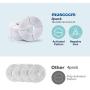 muscccm Water Fountain Filter Replacement for Cat and Dog, 8 Pcs Pet Automatic Activated Carbon Water Flower Fountain Dispenser Filter with Activated Carbon, Fresh Removes Bad Odors, Keep Water Clean
