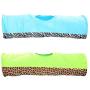 ocijf179 Cat Tunnel Funny Cats Dogs Collapsible Game Suspended Ball Tunnel Tube with Hole Pet Toy - Blue