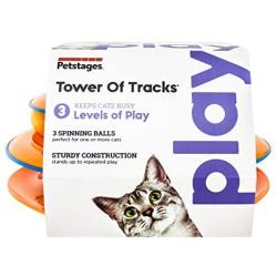 Petstages Cat Tracks Cat Toy - Fun Levels of Interactive Play - Circle Track with Moving Balls Satisfies Kitty’s Hunting, Chasing and Exercising Needs