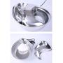 Xihouxian Pet Fountain, Dog Cat Drinking Fountain Stainless Steel Live Water Circulation Intelligent Pet Water Dispenser C40