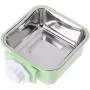 Love Dream Crate Dog Bowl, Stainless Steel Removable Cage Hanging Food Water Bowls with Bolt Holder for Puppy Cat Rabbite Birds Love Dream Crate Dog Bowl, Stainless Steel Removable Cage Hanging Food Water Bowls with Bolt Holder for Puppy Cat Rabbite Birds