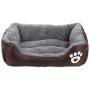 Pet Deluxe Dog Bed, Super Soft Pet Sofa Cats Bed, Non Slip Bottom Pet Lounger,Self Warming and Breathable Pet Bed Premium Bedding