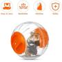 gutongyuan Silent Hamster Ball with Stand, Running Activity Exercise Ball Breathable Hamster Ball Dog Interactive Toy Ball Small Animals Cage Accessories
