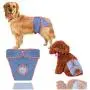 UgyDuky Female Dog Diapers for Small Medium and Large Dogs, Jean Leakproof Doggie Sanitary Panties, The Harassment of Pants and Safety Pants Breathable