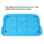 Petforu Dog Training Trays, Pet Toilet Training Pad Holder [Blue + White]