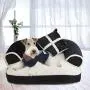 CAT BUNK Dog Bed - Soft Comfy Washable Cat Dog Bed with Removable, Cushion Suitable for Cats and Small, Medium Dogs, BrownXXL-31.5''x 10.2'' CAT BUNK Dog Bed - Soft Comfy Washable Cat Dog Bed with Removable, Cushion Suitable for Cats and Small, Medium Dogs, BrownXXL-31.5''x 10.2''