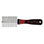 Mangostyle Stainless Steel Dog Cat Comb, Double Sided Pet Grooming Detangler Hair Brush for Anti Shedding Dematting