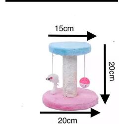 GJK Pets Adorable Cat Tree, Kitten Tree, Cat Scratching Post and Kitten Scratching Post for Your Purr-Babies to Scratch Made from Sisal and Plush Cat Scratcher Kitten Toy