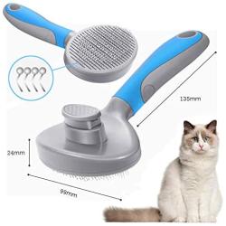 9ABOY Dog Brush and Cat Brush, Pets Grooming Brush for Dog and Cat with Short or Long Hair Removes Undercoat Shedding Mats and Tangled Hair Ideal for Dander Dirt Massages Particle Pet Grooming Comb