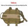 GPFDM Tactical Dog Training Molle Vest Harness, Nylon Waterproof Dog Vest Harness, Tactical Dog Training Vest Harness - Coat for Dog,Black,S