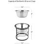 Stainless Steel Elevated Pet Bowl with Stand for Dogs and Cats-Raised Feeder for Food/Water With Removeable Dishwasher Safe Dish- 40 Oz By PETMAKER