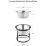 Stainless Steel Elevated Pet Bowl with Stand for Dogs and Cats-Raised Feeder for Food/Water With Removeable Dishwasher Safe Dish- 40 Oz By PETMAKER Stainless Steel Elevated Pet Bowl with Stand for Dogs and Cats-Raised Feeder for Food/Water With Removeable Dishwasher Safe Dish- 40 Oz By PETMAKER