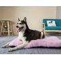 Poohoo Soft Plush Dog Bed,Dog Crate Bed Pet Cushion Pet Pillow Bed Washable,Non-Slip Crate Dog Bed Crate Mat Pet Bed for Medium Large Dogs