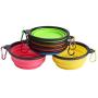 CHIC&TNK Changeable Pet Bowl Toy Foldable Silicone Dog Portable Out Folding Outdoor Travel