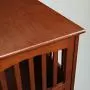 Casual Home Wooden Medium Pet Crate, End Table, Walnut