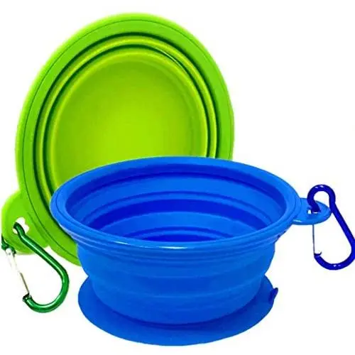 FANIMAL Collapsible Dog Bowl,2 Pack Collapsible Dog Water Bowl for Travel Walking, Portable Silicone Dogs Bowl Pet Food Water Feeder Bowls for Dog Cat with Suction Pad & Carabiner FANIMAL Collapsible Dog Bowl,2 Pack Collapsible Dog Water Bowl for Travel Walking, Portable Silicone Dogs Bowl Pet Food Water Feeder Bowls for Dog Cat with Suction Pad & Carabiner