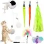 ZALALOVA Cat Window Perch Interactive Cat Toys, Cat Hammock Window Seat w/Free Fleece Blanket 2020 Latest Screw Suction Cups Automatic Lifting Cat Teaser & Teaser Ball w/ 5 Refills Cat Bed Pet Toys ZALALOVA Cat Window Perch Interactive Cat Toys, Cat Hammock Window Seat w/Free Fleece Blanket 2020 Latest Screw Suction Cups Automatic Lifting Cat Teaser & Teaser Ball w/ 5 Refills Cat Bed Pet Toys