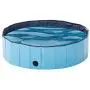 Loves cabin Foldable Dog Swimming Pool, Backyard Kiddie Pool Plastic, Outdoor Baby Bath Tub, Plastic Pool for Dogs Cats and Kids