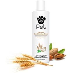 John Paul Pet Oatmeal Conditioning Rinse for Dogs and Cats, Soothing Sensitive Skin Formula, Moisturizes and Revitalizes Dry Skin and Fur