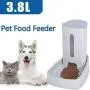 CHZHENG Dog Food Dispenser, Automatic Dog Cat Food Feeder Slow Gravity Feed Bowl Large Capacity, for Small Medium Large Cat Dog Pets CHZHENG Dog Food Dispenser, Automatic Dog Cat Food Feeder Slow Gravity Feed Bowl Large Capacity, for Small Medium Large Cat Dog Pets