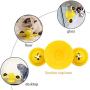 ZUDZUW Cat Toy Turntable Windmill Spinner Stubborn Interactive Chew Toy with Led Catnip Ball Color Bells Random Funny Kitten Toys Cats Hair Brush Scratching Tickle Toy with Suction Cup
