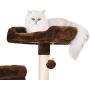 BEWISHOME Cat Tree Condo Furniture Kitten Activity Tower Pet Kitty Play House with Scratching Posts Perches Hammock MMJ01