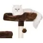 BEWISHOME Cat Tree Condo Furniture Kitten Activity Tower Pet Kitty Play House with Scratching Posts Perches Hammock MMJ01 BEWISHOME Cat Tree Condo Furniture Kitten Activity Tower Pet Kitty Play House with Scratching Posts Perches Hammock MMJ01