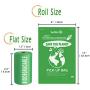 bellerata 100% Compostable Dog Poop Bags, Unscented & Extra Thick Biodegradable Poop Bags, 18 Refill Rolls, Made from Cornstarch, Certified Europe OK Compost Home and Seedling
