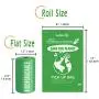 bellerata 100% Compostable Dog Poop Bags, Unscented & Extra Thick Biodegradable Poop Bags, 18 Refill Rolls, Made from Cornstarch, Certified Europe OK Compost Home and Seedling