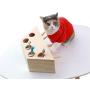 ShiLei Fun Toy for Cats, Interactive Wooden Solid W Mouse, Round Design, fine Workmanship, no Sharp Edges