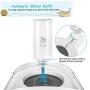 URPOWER Cat Bowls Small Dog Bowls 2 in 1 Water Food Bowl Non Slip Anti Spill Stable Design Separation Double Bowls with 17oz Automatic Water Dispenser Pet Food Water Dish for Cats Small Dogs and Pets