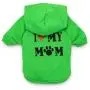 DroolingDog Dog Clothes I Love My Mom Hoodie Pet Puppy Shirts for Small Dogs DroolingDog Dog Clothes I Love My Mom Hoodie Pet Puppy Shirts for Small Dogs
