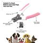 HaoDeng Dog Nail Clippers and Trimmer - with Quick Safety Guard to Avoid Over-Cutting Toenail - Grooming Razor Sharp Blades for Small Medium Large Breeds