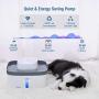Veken 100oz/3L Pet Fountain, Automatic Cat Water Fountain Dog Water Fountain with LED Lights, 3 Replacement Filters for Cats, Dogs, Multiple Pets