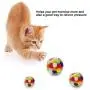 GLOGLOW Pet Balls Toys, Cat Colorful Handmade Plush Bouncy Ball with Catnip Interactive Bell Toys for Cats Kitten Training Playing Chewing GLOGLOW Pet Balls Toys, Cat Colorful Handmade Plush Bouncy Ball with Catnip Interactive Bell Toys for Cats Kitten Training Playing Chewing