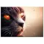 Triple Blank Wall Plate Cover - Cat Feline Pet Animal Gata Cat Face Look 1 Triple Blank Wall Plate Cover - Cat Feline Pet Animal Gata Cat Face Look 1