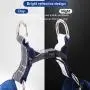 MSRVI Freedom No Pull Dog Harness and Leash Set - Suede Velvet Night Reflective Adjustable Dog Harnesses for Small Dogs Medium Dogs Large Dog Easy Walk Dog Harness Pink MSRVI Freedom No Pull Dog Harness and Leash Set - Suede Velvet Night Reflective Adjustable Dog Harnesses for Small Dogs Medium Dogs Large Dog Easy Walk Dog Harness Pink