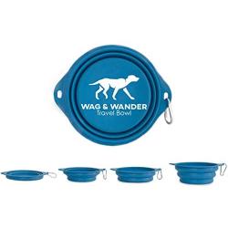N.A. Collapsible Dog Bowl (Ocean Blue) - 850ml