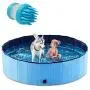 TOTTPED Portable Bathtub Dog Bathing Pool-cCollapsible Pet Swimming Pool-Bathtub Round Pool-with Bath Brush TOTTPED Portable Bathtub Dog Bathing Pool-cCollapsible Pet Swimming Pool-Bathtub Round Pool-with Bath Brush