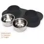 Benephit Dog Bowls Stainless Steel Dog Bowl with No Spill Non-Skid Silicone Mat 53 oz Feeder Bowls Pet Bowl for Dogs Cats and Pets Benephit Dog Bowls Stainless Steel Dog Bowl with No Spill Non-Skid Silicone Mat 53 oz Feeder Bowls Pet Bowl for Dogs Cats and Pets