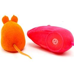 Mikey Store 3 pcs Fun Toy Little Mouse Realistic Sound Toys for Cats for Pet Cat