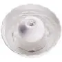 THMY Pet Water Fountain 2.1L Ceramic Drinking Fountain Automatic Electric Pet Water Fountain Dog Cat Drinking Ceramic Bowl (White)