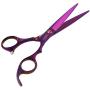 TIJERAS7/8'' Pet Dog Grooming Thinning Scissors Kit Cat Dog Grooming Shears Japanese 440C Blade Trimmers Blunt Tip Scissor for Groomer -One Set 4 Pcs