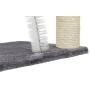 Royal Pet Club Baza Scratching Post, Gray, with Hammock, Brush Scratcher, Dangling Pom-Pom