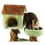 YoSpot Muti-Level Cat Tree House for Small Cat and Kitty 39.1 inch, with Scratching Pad, Plush Kitten Condos