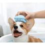 DABOQ Pet Bath Brush Dog Combing Brush cat Massage Brush, Suitable for pet Bath/Massage/Beauty Brush