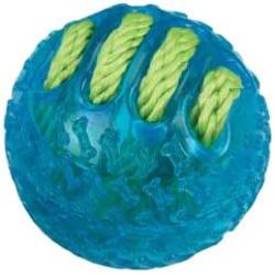 Grriggles Fundamentals Ball Pet Toy, Bluebird