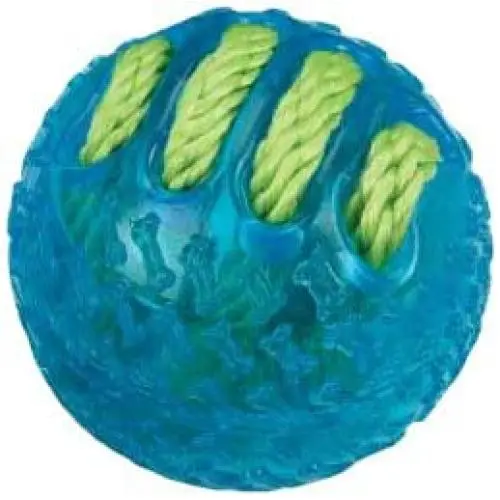 Grriggles Fundamentals Ball Pet Toy, Bluebird Grriggles Fundamentals Ball Pet Toy, Bluebird