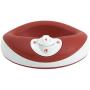 Heyrex Torus 1-Liter Pet Water Bowl, Red